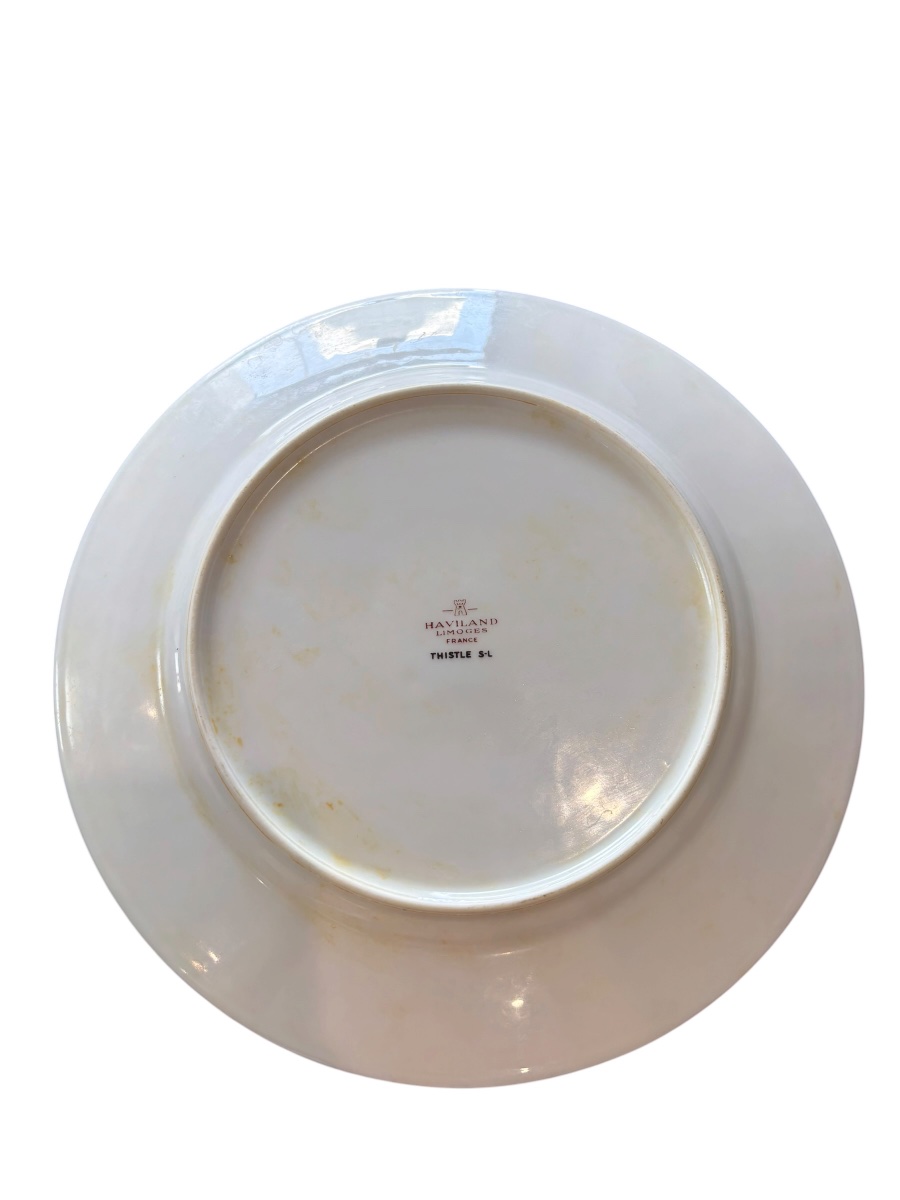 Assiette plate Haviland Thistle -photo-2