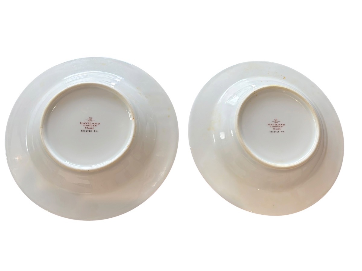 Haviland Thistle Deep Plates (price Per Plate)-photo-2