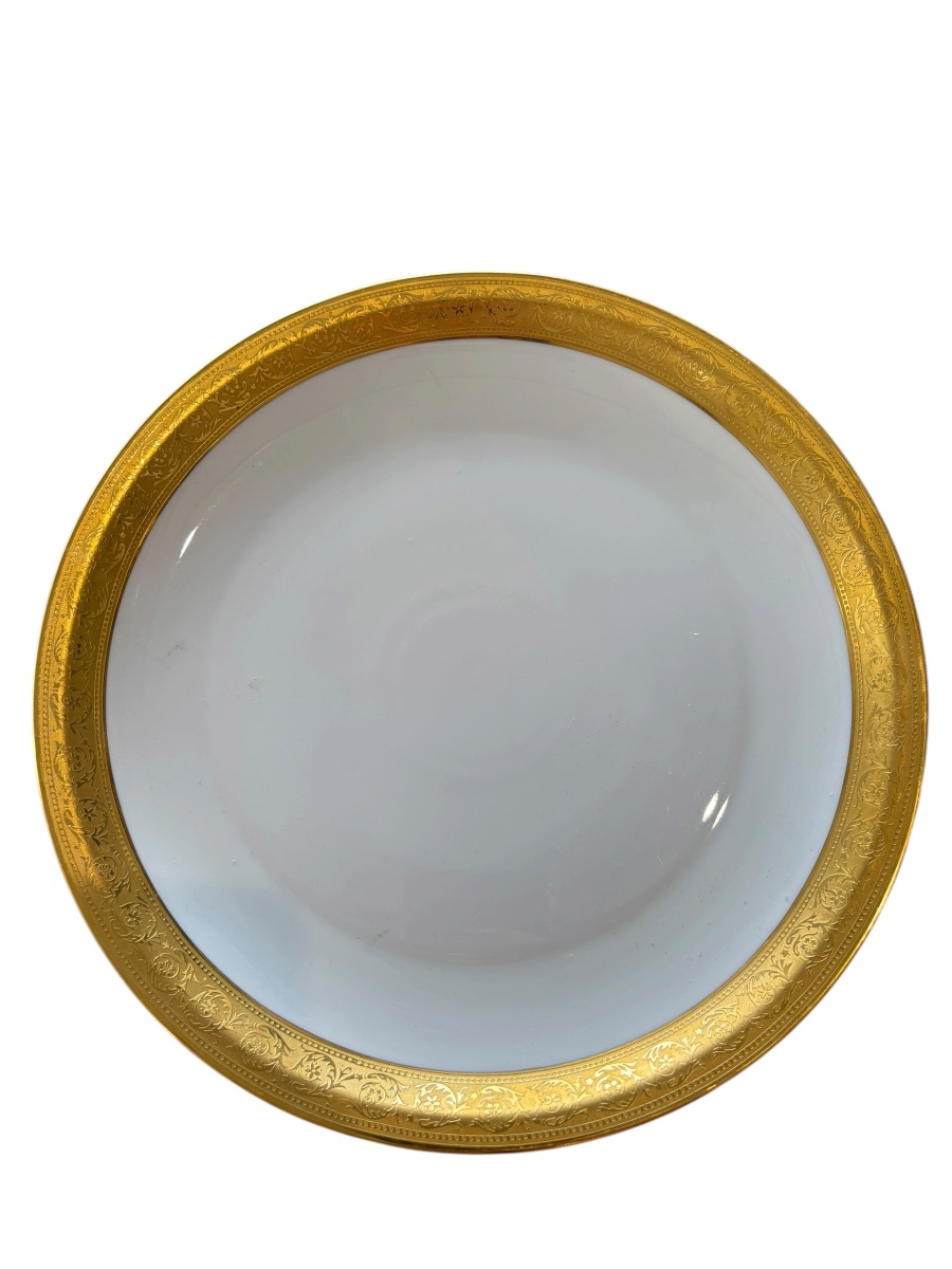Plat rond Haviland Thistle ( diamètre 31 cm )