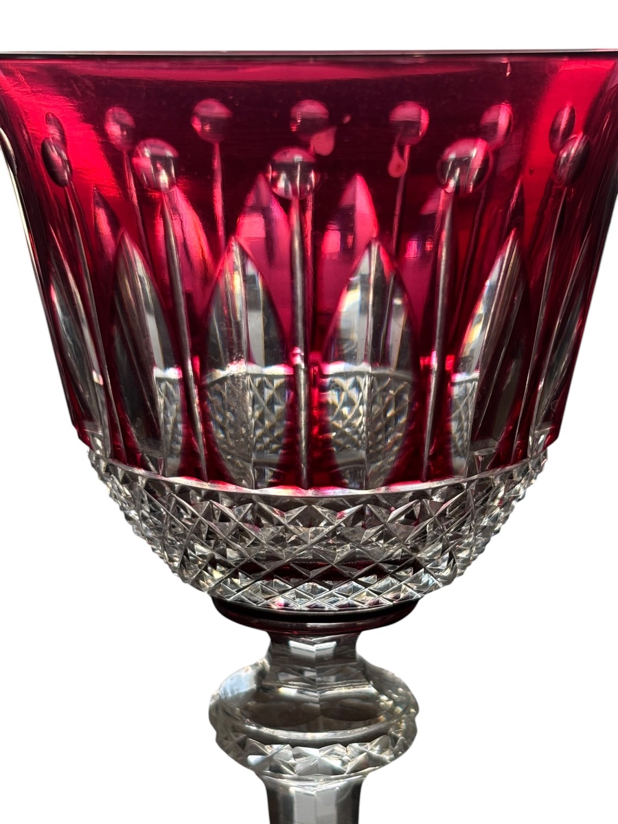Verre à vin rouge Saint Louis Tommy hauteur 19,8 cm ( prix par verre ).-photo-2