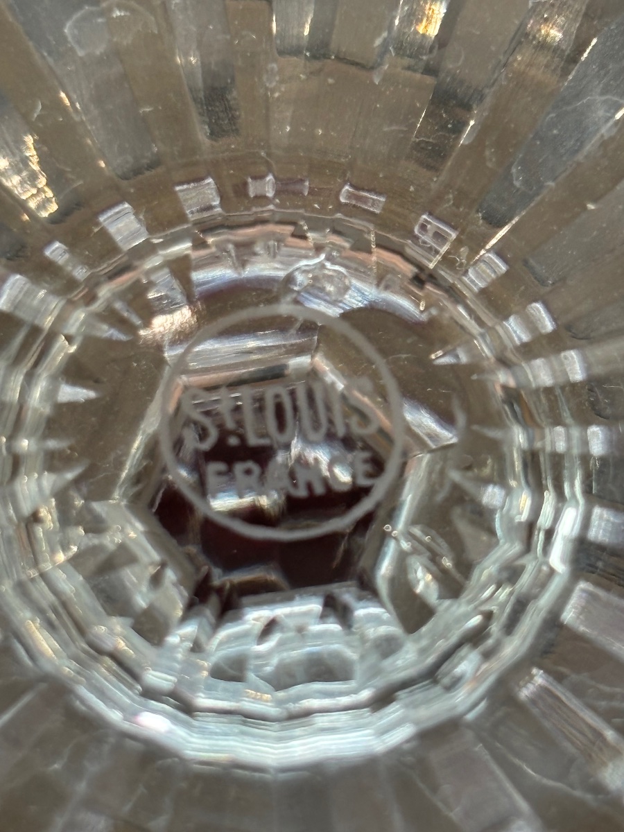 Verre à vin rouge Saint Louis Tommy hauteur 19,8 cm ( prix par verre ).-photo-4