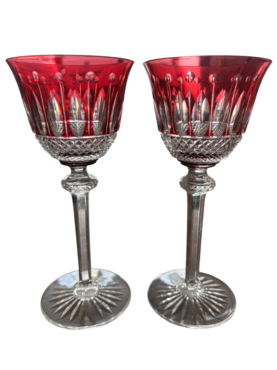 Verre à vin rouge Saint Louis Tommy hauteur 19,8 cm ( prix par verre ).