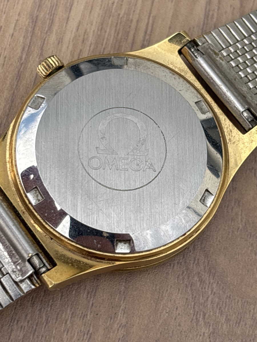 Montre Omega Automatic en plaqué or Période 1970 - 1980-photo-4