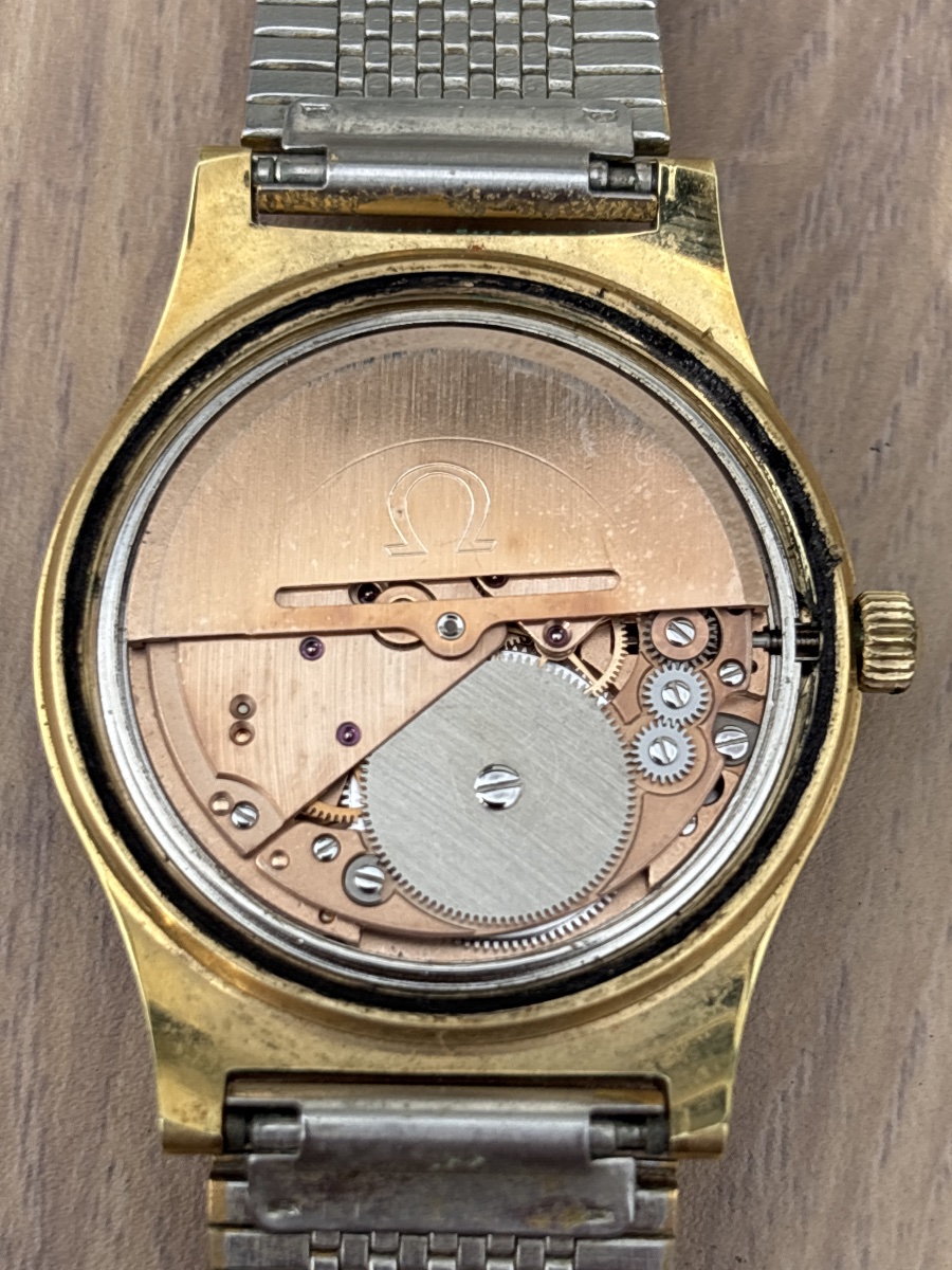 Montre Omega Automatic en plaqué or Période 1970 - 1980-photo-3