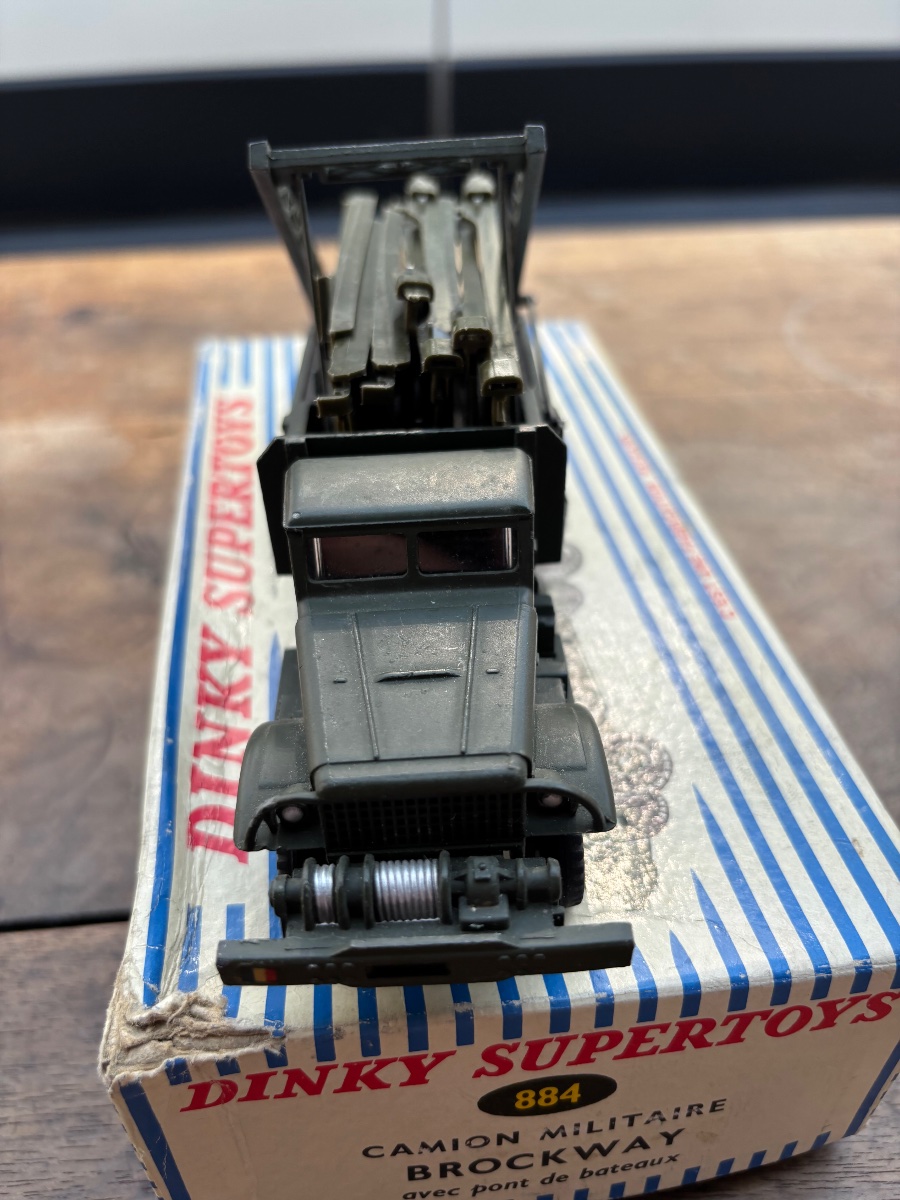 Dinky Super Toys Camion Militaire Brockway avec pont de bateau -photo-2