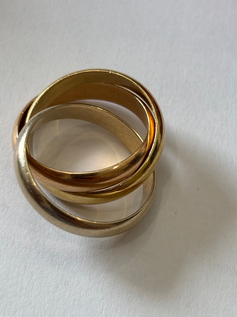 Cartier Trinity Ring In Its Box -photo-4