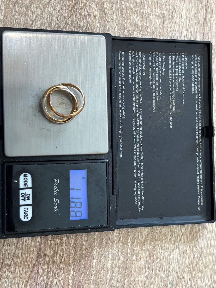 Cartier Trinity Ring In Its Box -photo-2