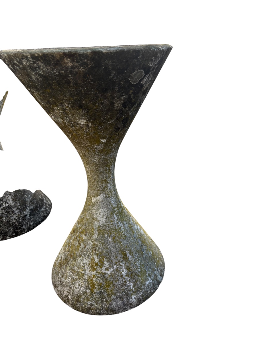 Pair Of Diabolo Pots By Willy Guhl, 64 Cm Tall-photo-4