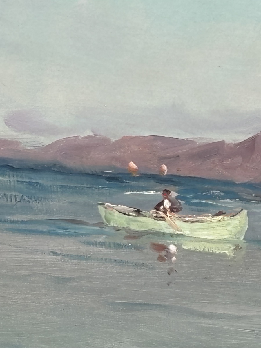 Large Seascape By émile Godchaux -photo-3