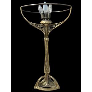 Louis Majorelle ( Toul 1859 - Nancy 1926 ) Ormolu Lamp Base