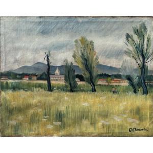 Landscape Painting By René Chancrin (1911–1981)