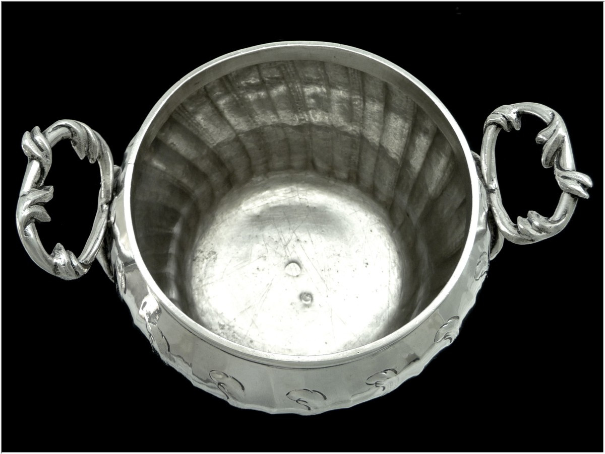 Covered Sugar Bowl, Solid Silver, 18th Century, By Mathieu Bremond, Collected In 1752 In Marseille-photo-2