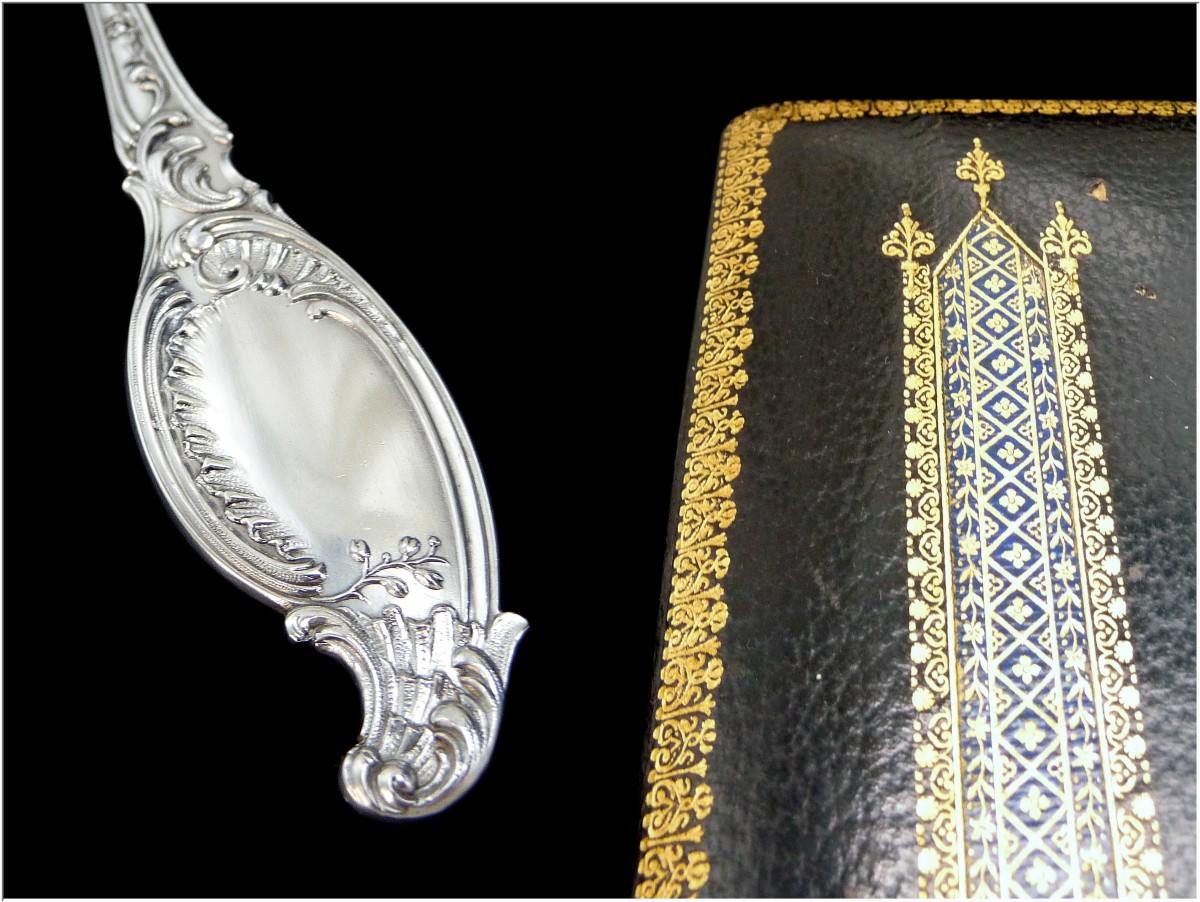 HENIN & VIVIER  - Service à Glace en Argent Massif et Vermeil  pour 12 Convives. Minerve 950-photo-2