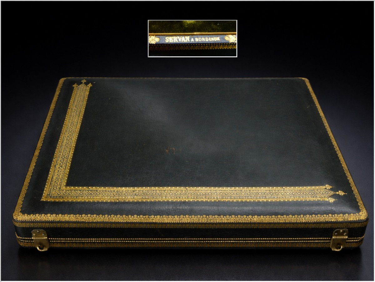 HENIN & VIVIER  - Service à Glace en Argent Massif et Vermeil  pour 12 Convives. Minerve 950-photo-7