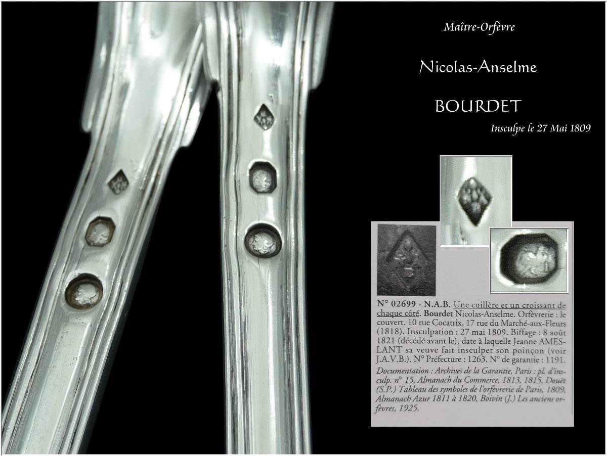 N-a Bourdet - Sterling Silver Stew Set With Coat Of Arms And Viscount's Crown, 1809–1819 -photo-3