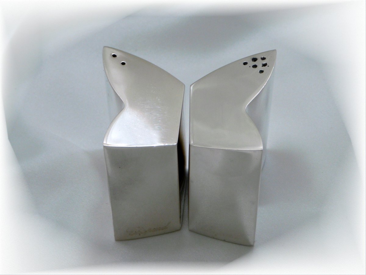 Robbe & Berking  For Chopard  Salt Shakers  Solid Silver-photo-3