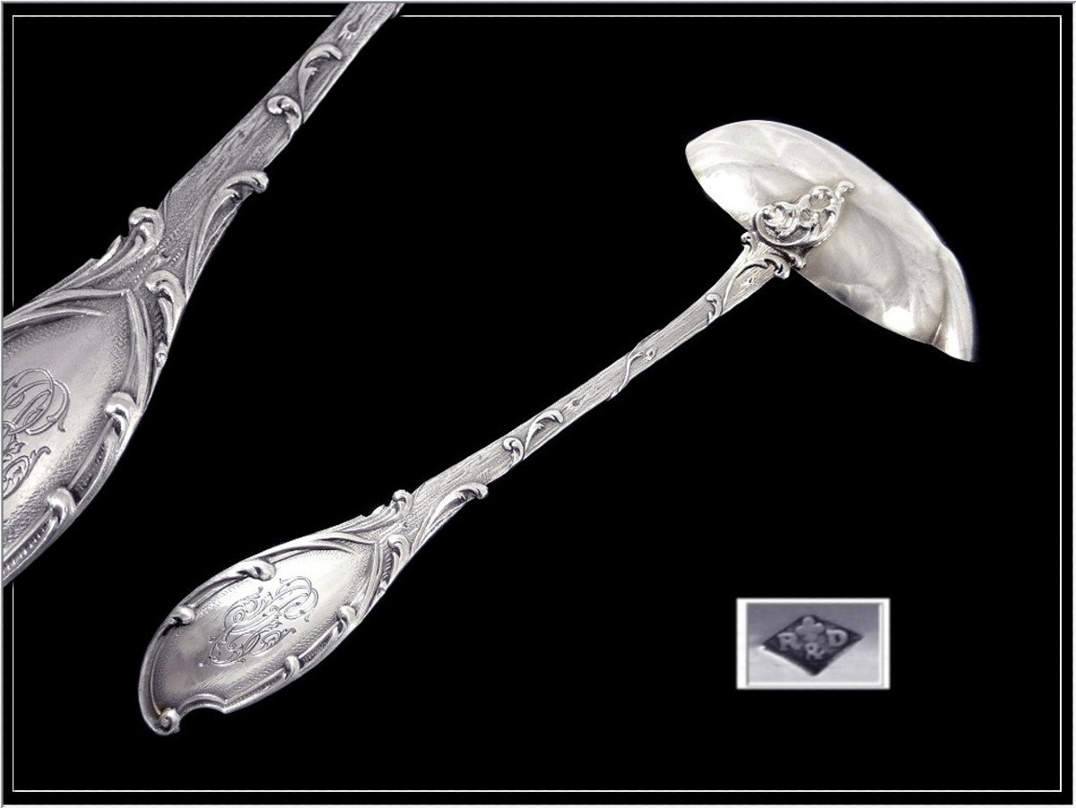 Ravinet-d'enfert - Sterling Silver Sauce Spoon Minerve 1ert.