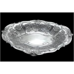 Victor Boivin - Fruit Or Bread Basket Sterling Silver Rocaille