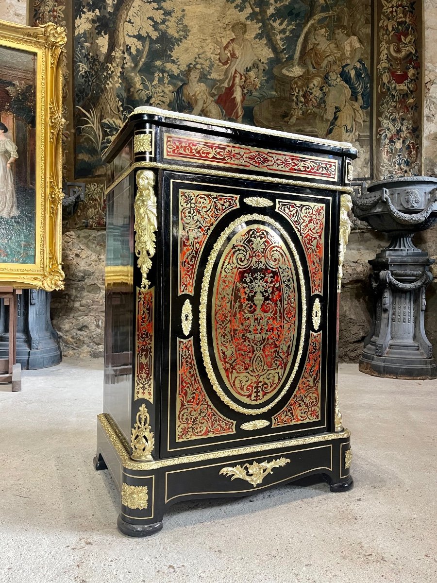 Napoleon III Boulle Marquetry Safe