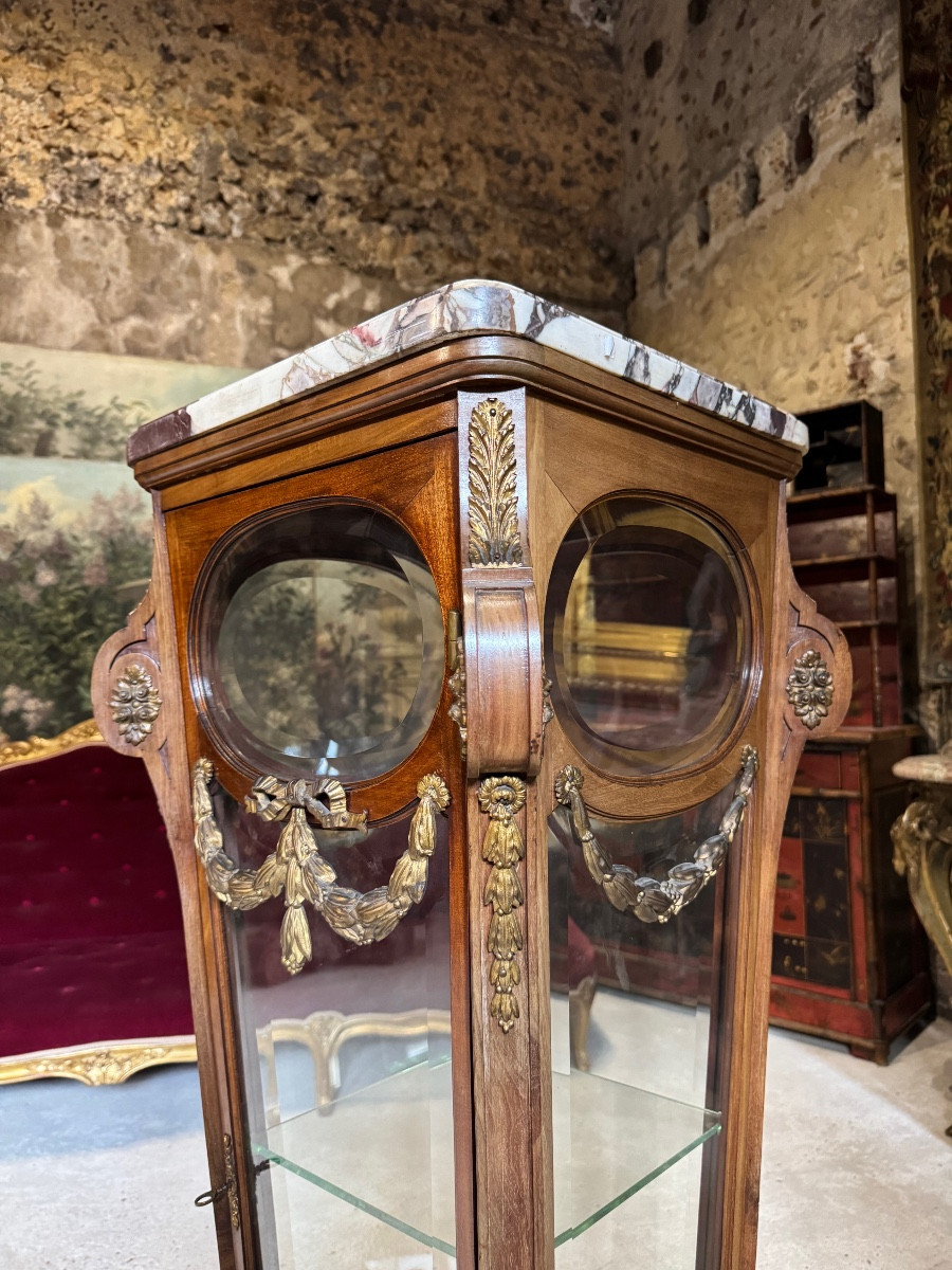 Display Case In The Shape Of A Mahogany And Gilded Bronze Sheath From The Napoleon III Period -photo-4