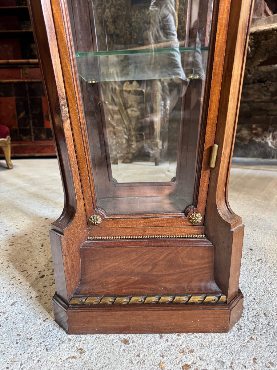 Display Case In The Shape Of A Mahogany And Gilded Bronze Sheath From The Napoleon III Period -photo-2