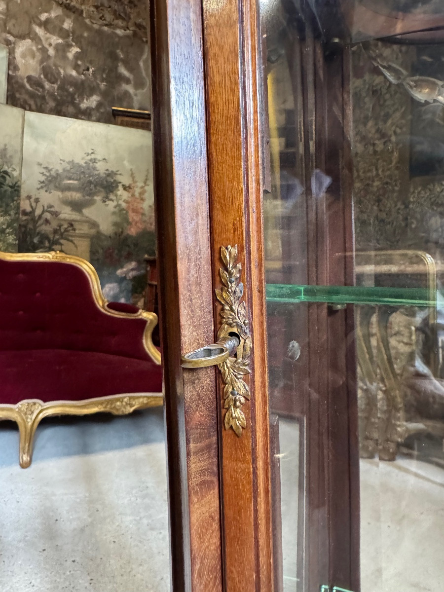 Display Case In The Shape Of A Mahogany And Gilded Bronze Sheath From The Napoleon III Period -photo-3