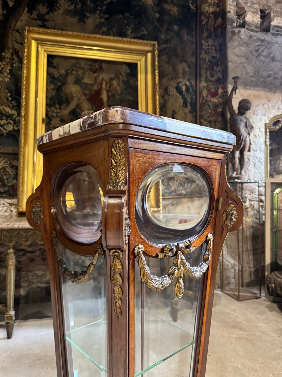 Display Case In The Shape Of A Mahogany And Gilded Bronze Sheath From The Napoleon III Period -photo-6