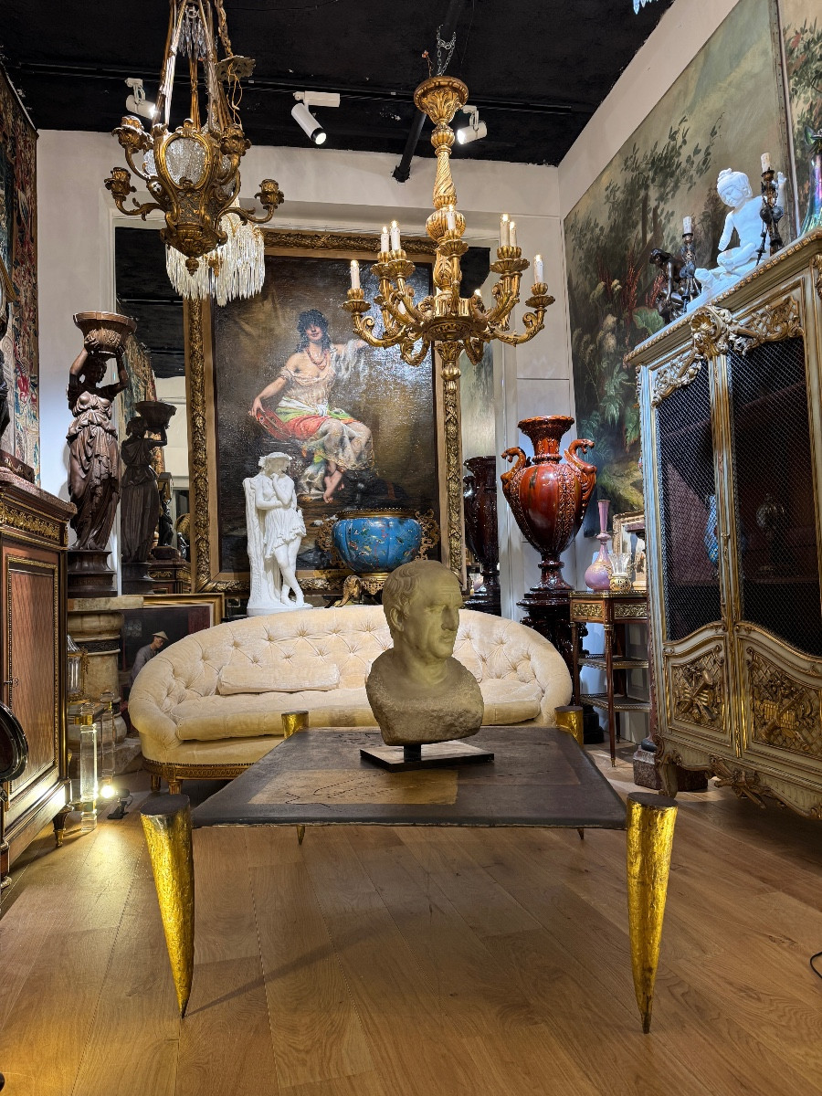 Brutalist Coffee Table By Jean Jacques Argueyrolles From The 1970s-photo-3