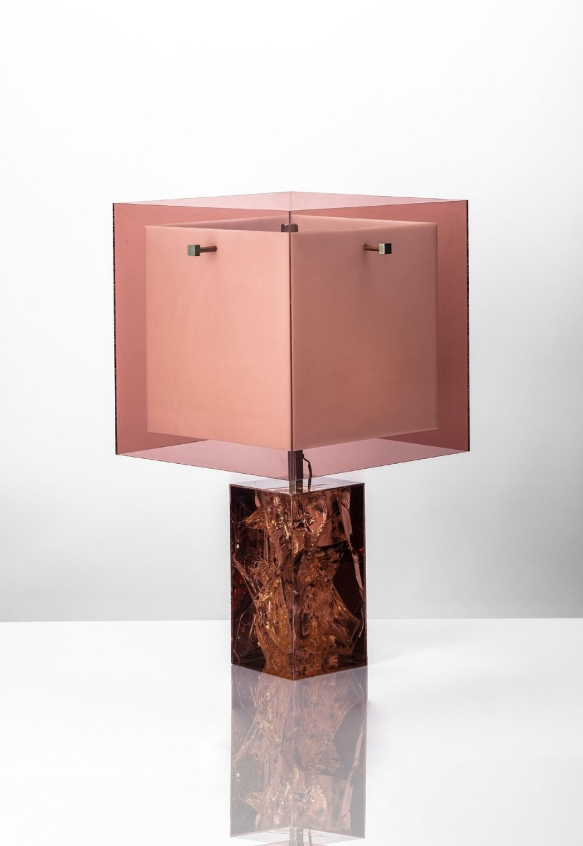 Lampe en résine fractale par Pierre Giraudon -photo-3