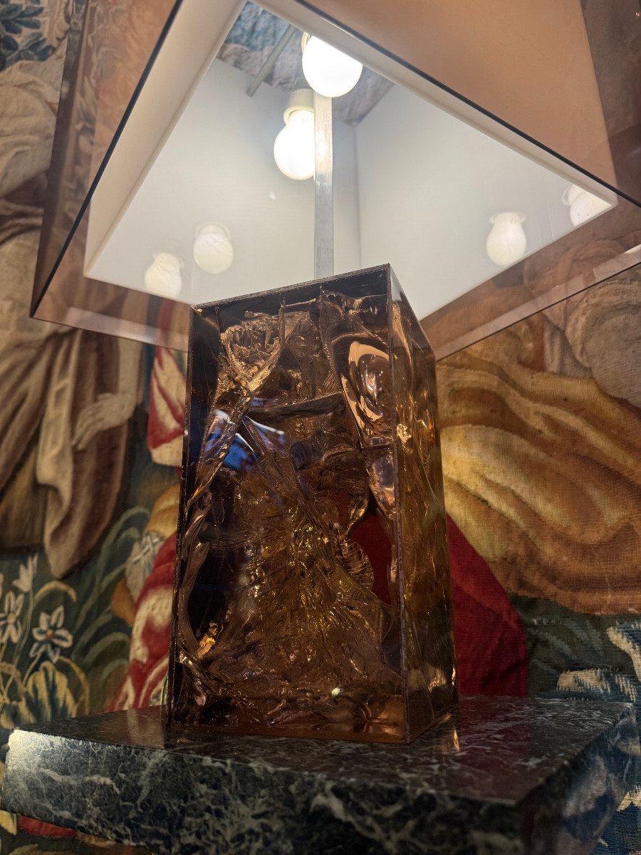 Lampe en résine fractale par Pierre Giraudon -photo-1