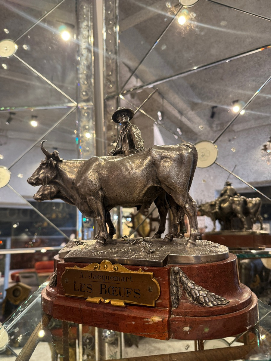Christofle Agricultural Trophy After Jacquemart André, 19th Century -photo-3