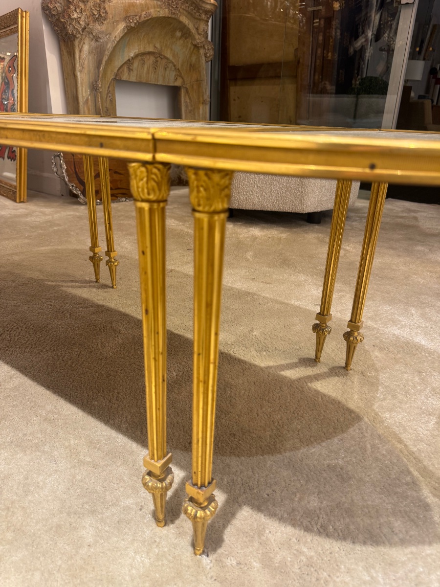 Bronze Coffee Table By Maison Bagues, Circa 1950 -photo-4