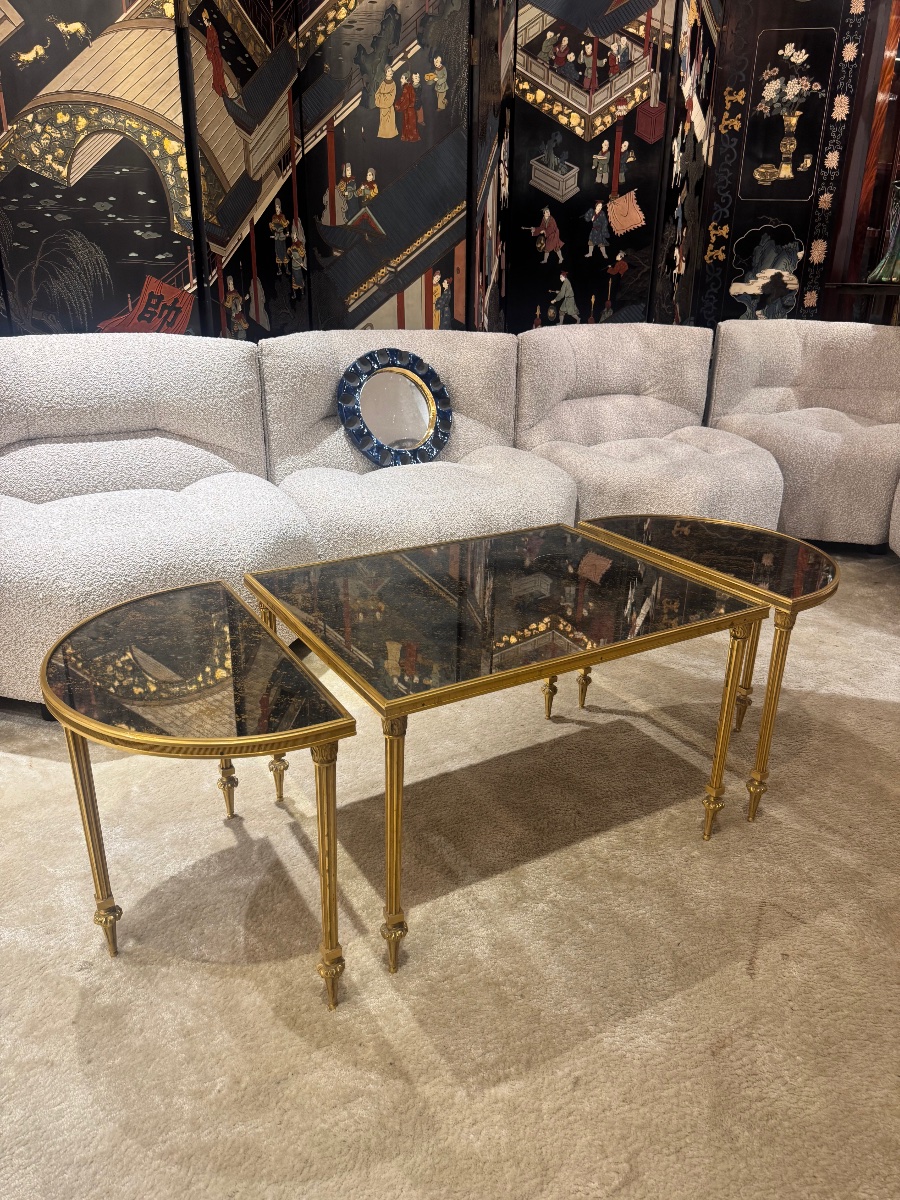 Bronze Coffee Table By Maison Bagues, Circa 1950 