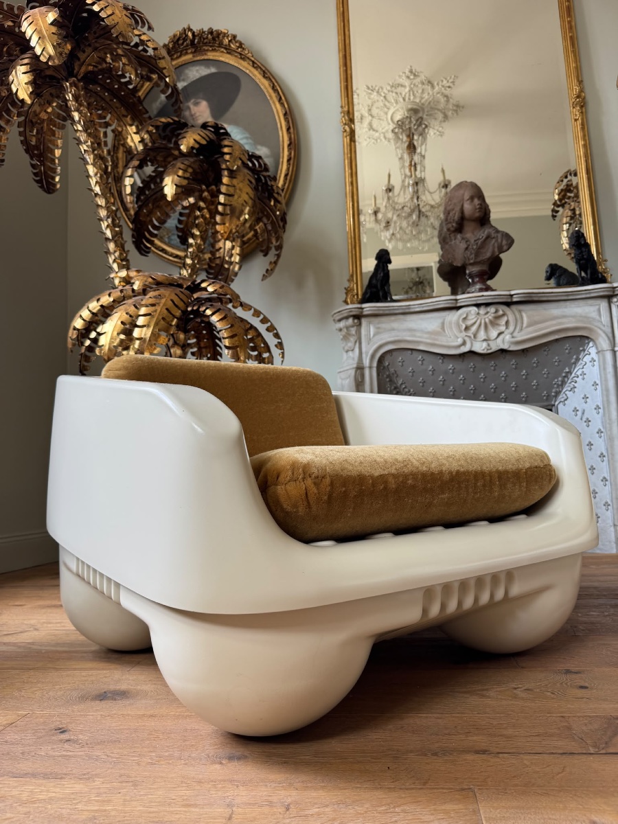 Paire de fauteuils Shaula par De Pas , D'Urbino et Lomazzi vers 1970-photo-5