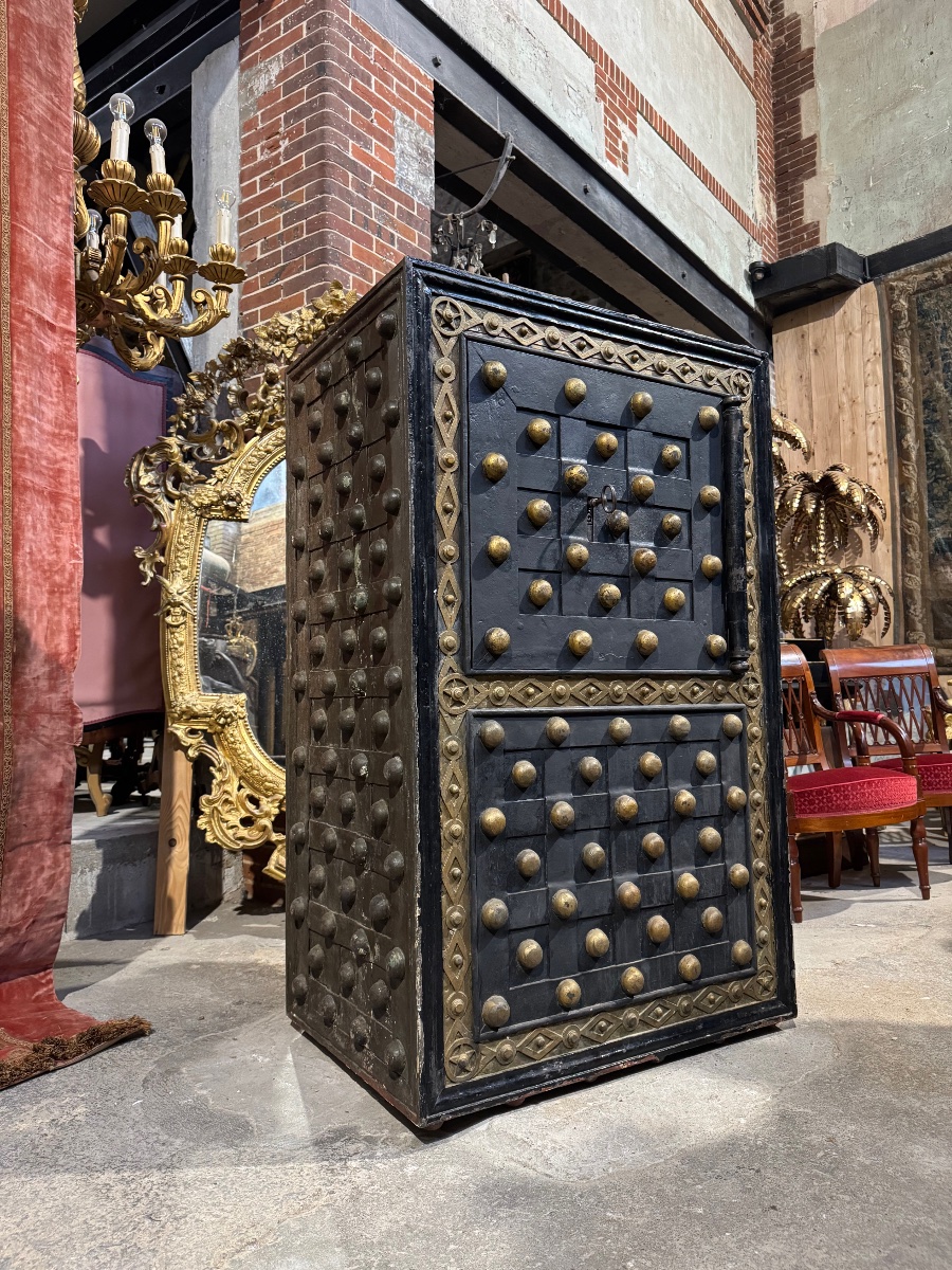 19th-century Studded Safe From The South Of France 