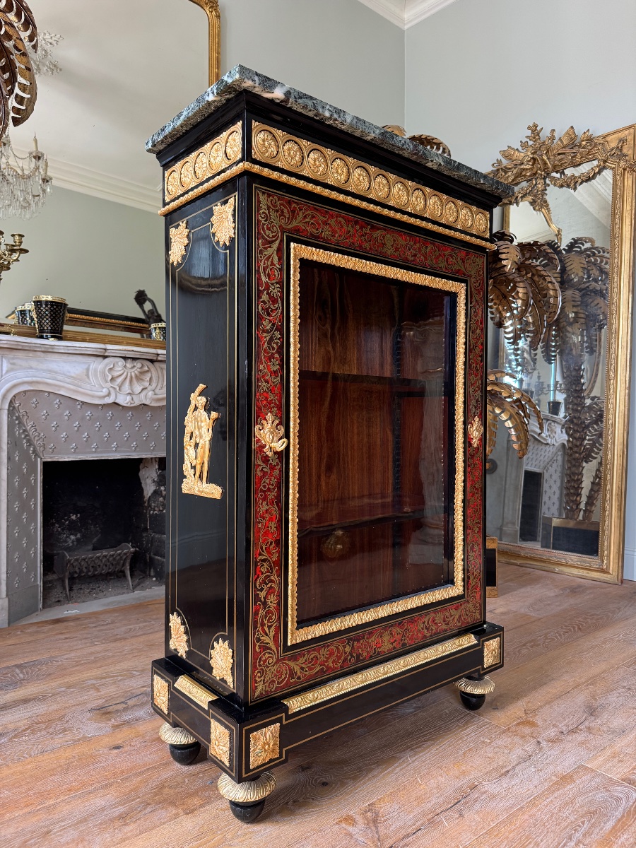 Argentier en marqueterie Boulle d’époque Napoléon III -photo-2