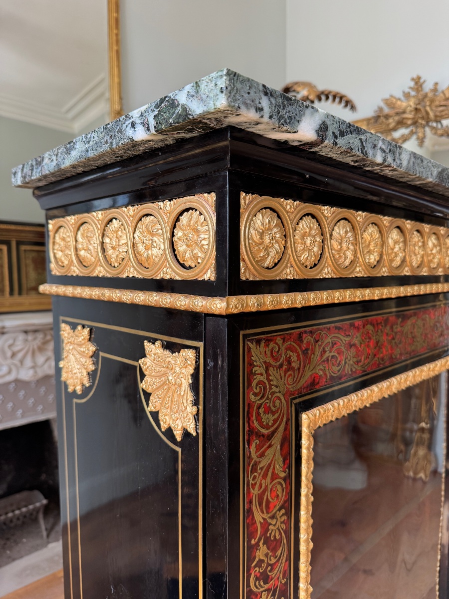 Argentier en marqueterie Boulle d’époque Napoléon III -photo-4