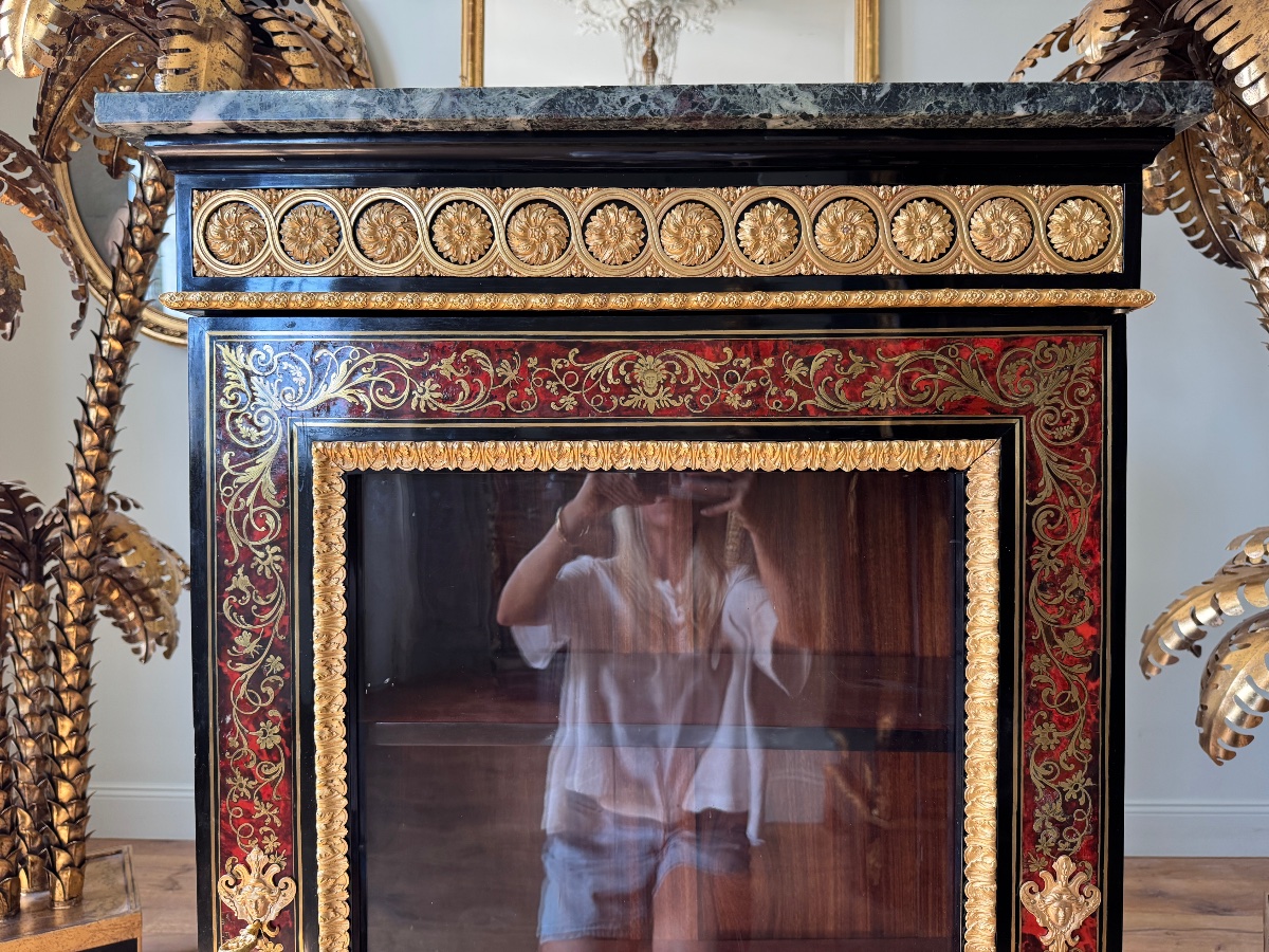Argentier en marqueterie Boulle d’époque Napoléon III -photo-4