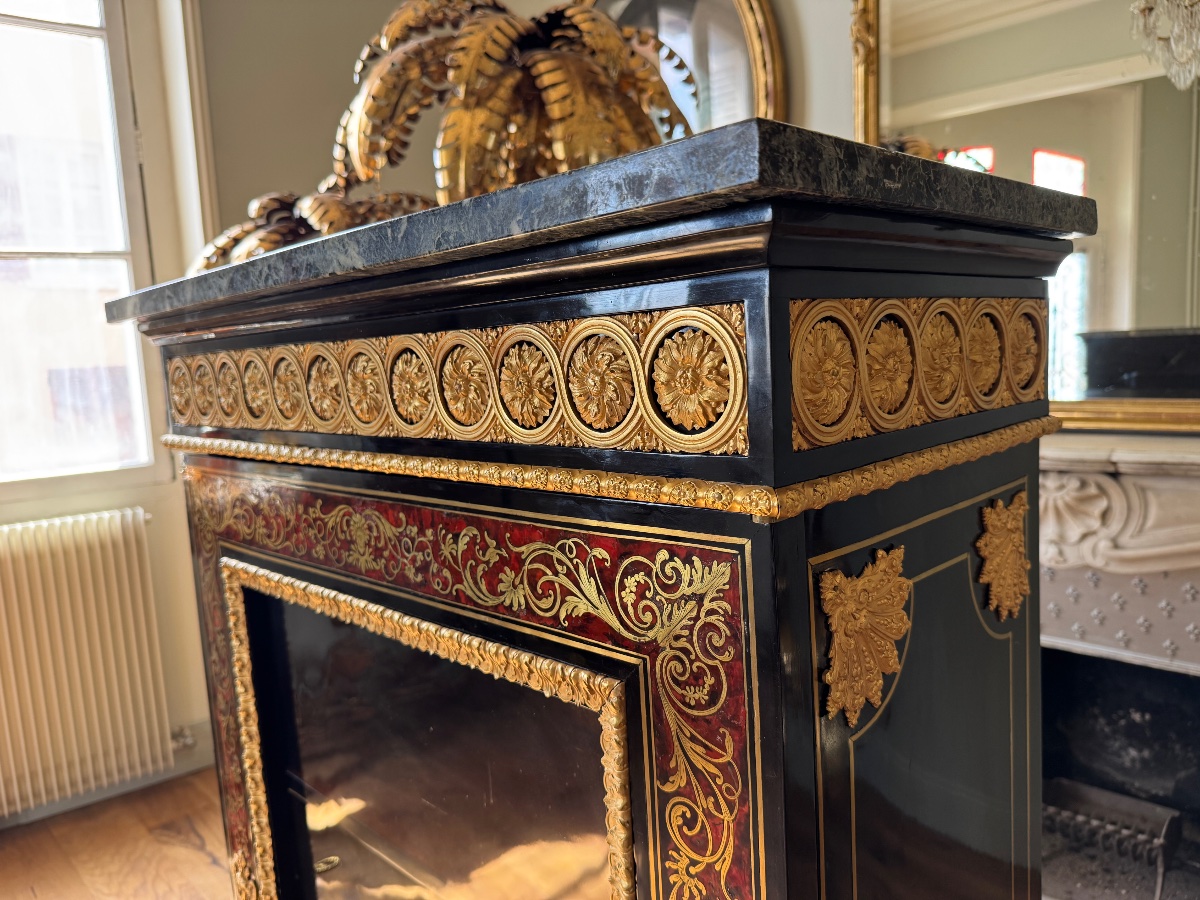 Argentier en marqueterie Boulle d’époque Napoléon III -photo-7