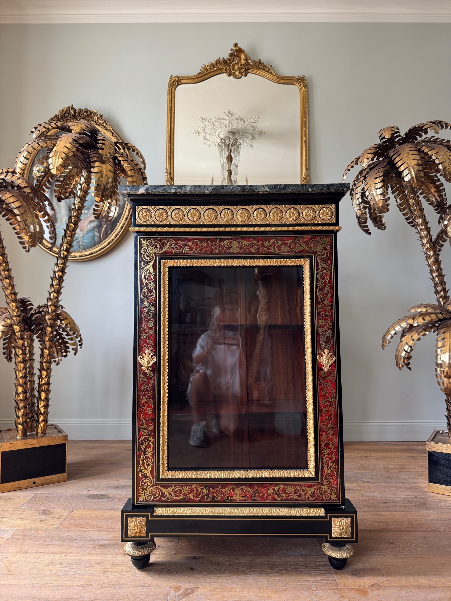 Argentier en marqueterie Boulle d’époque Napoléon III 