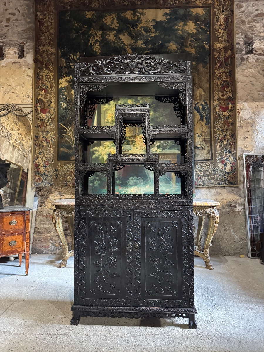 Ironwood Bookcase, 19th-century Southern China 
