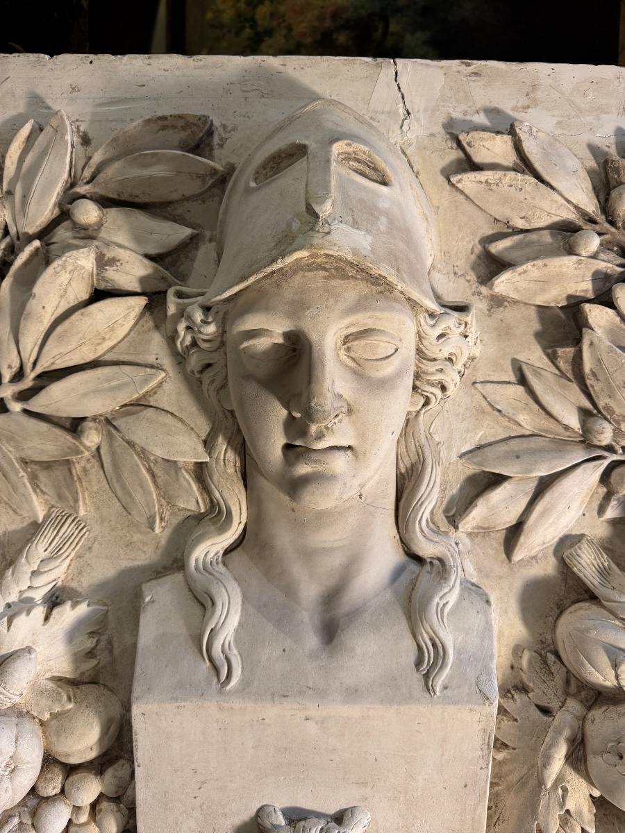 19th-century Bas-relief Depicting A Monumental Cornucopia -photo-4