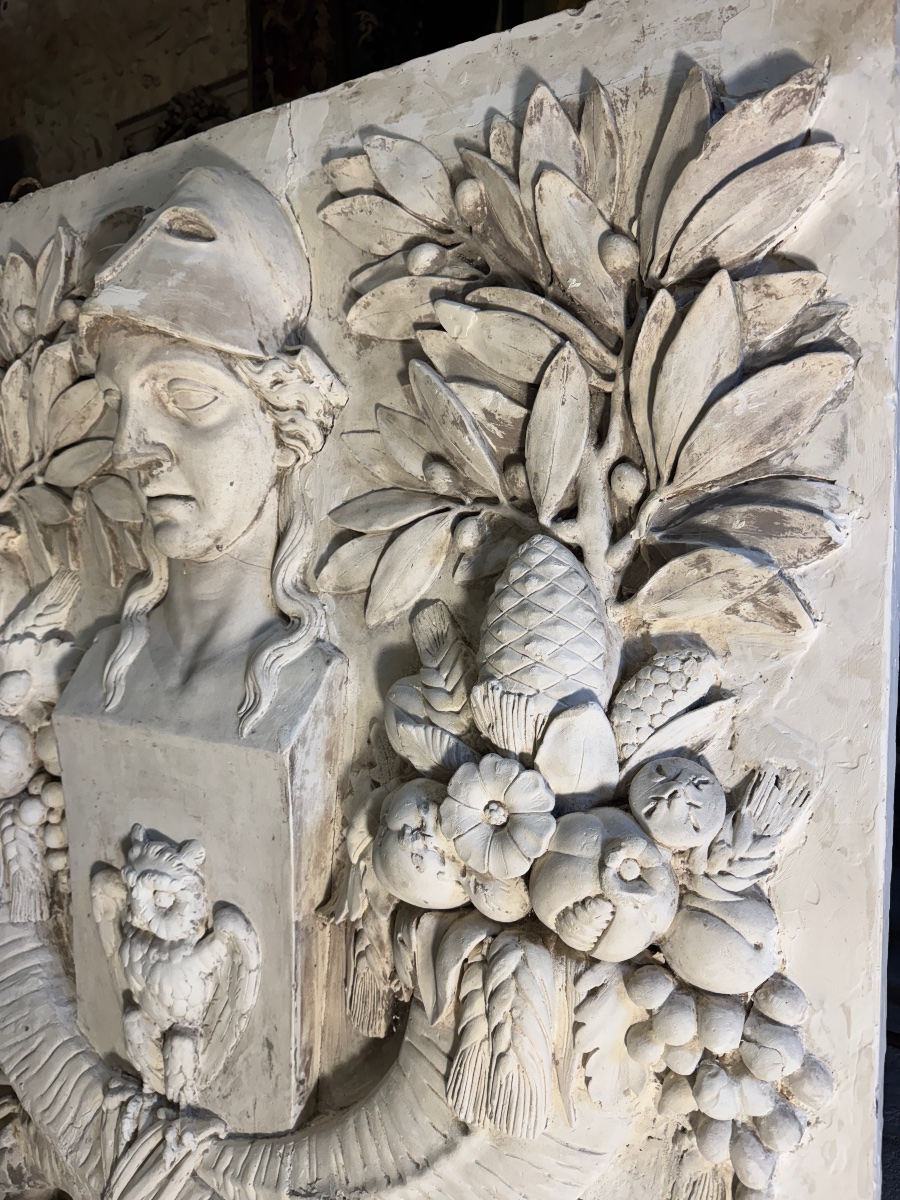 19th-century Bas-relief Depicting A Monumental Cornucopia -photo-3