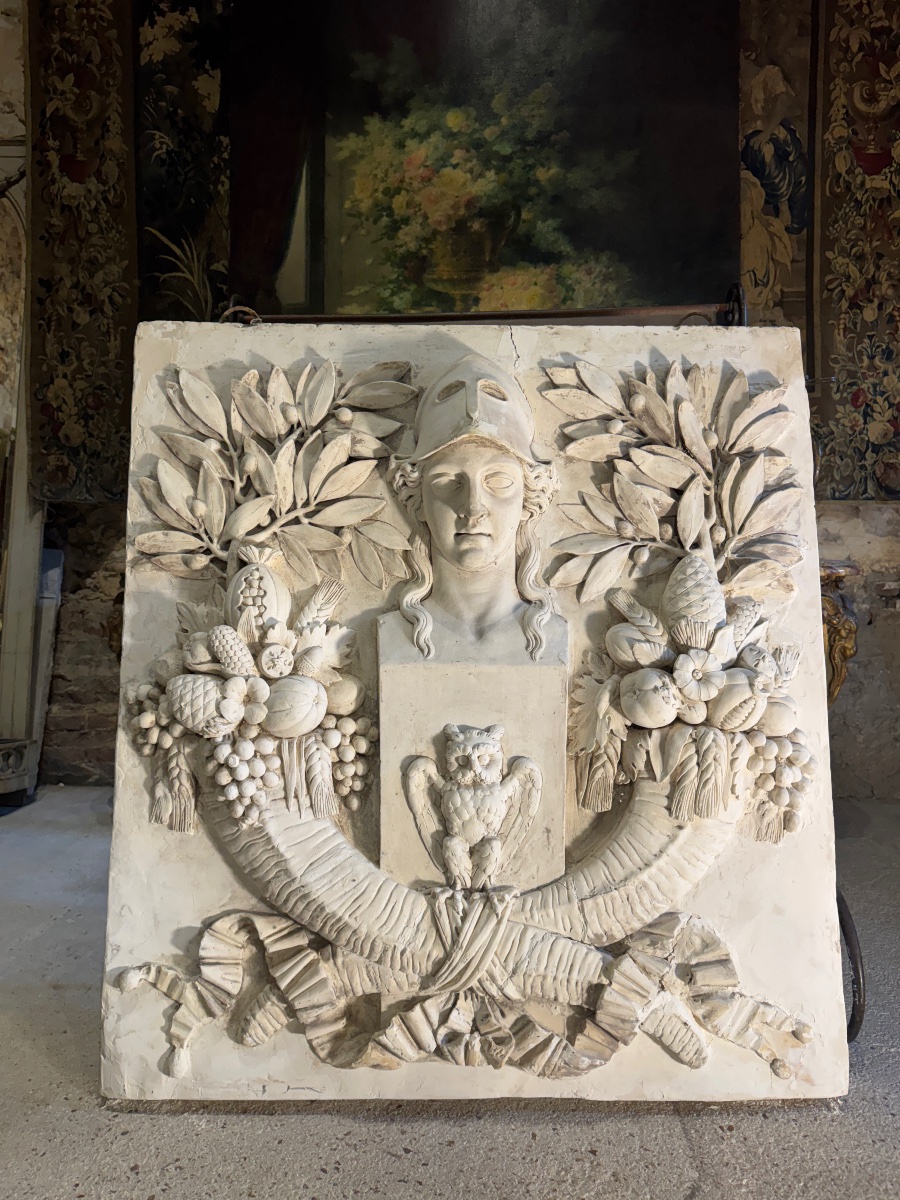 19th-century Bas-relief Depicting A Monumental Cornucopia -photo-6