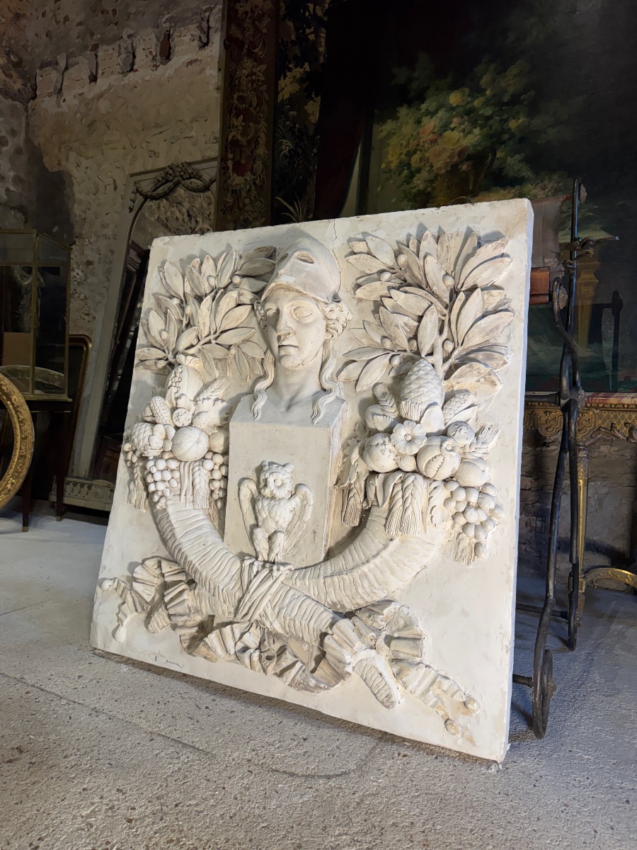 19th-century Bas-relief Depicting A Monumental Cornucopia -photo-7
