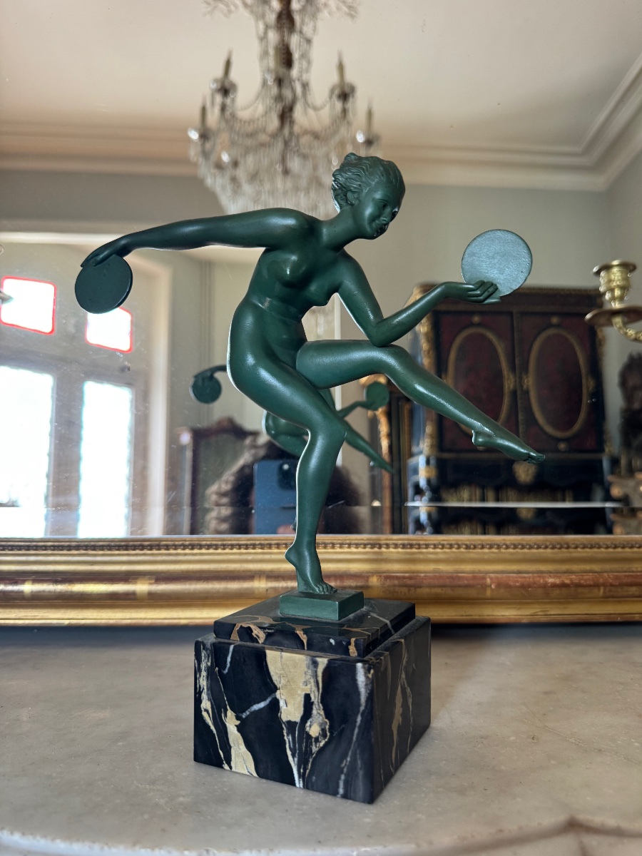  "la Danse Païenne," An Art Deco-era Work By Derenne, Published By Max Le Verrier, 1930-photo-3