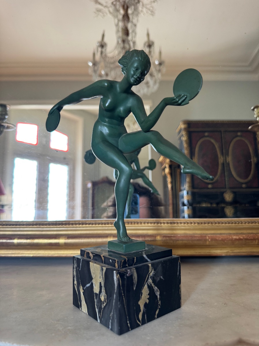  "la Danse Païenne," An Art Deco-era Work By Derenne, Published By Max Le Verrier, 1930-photo-1