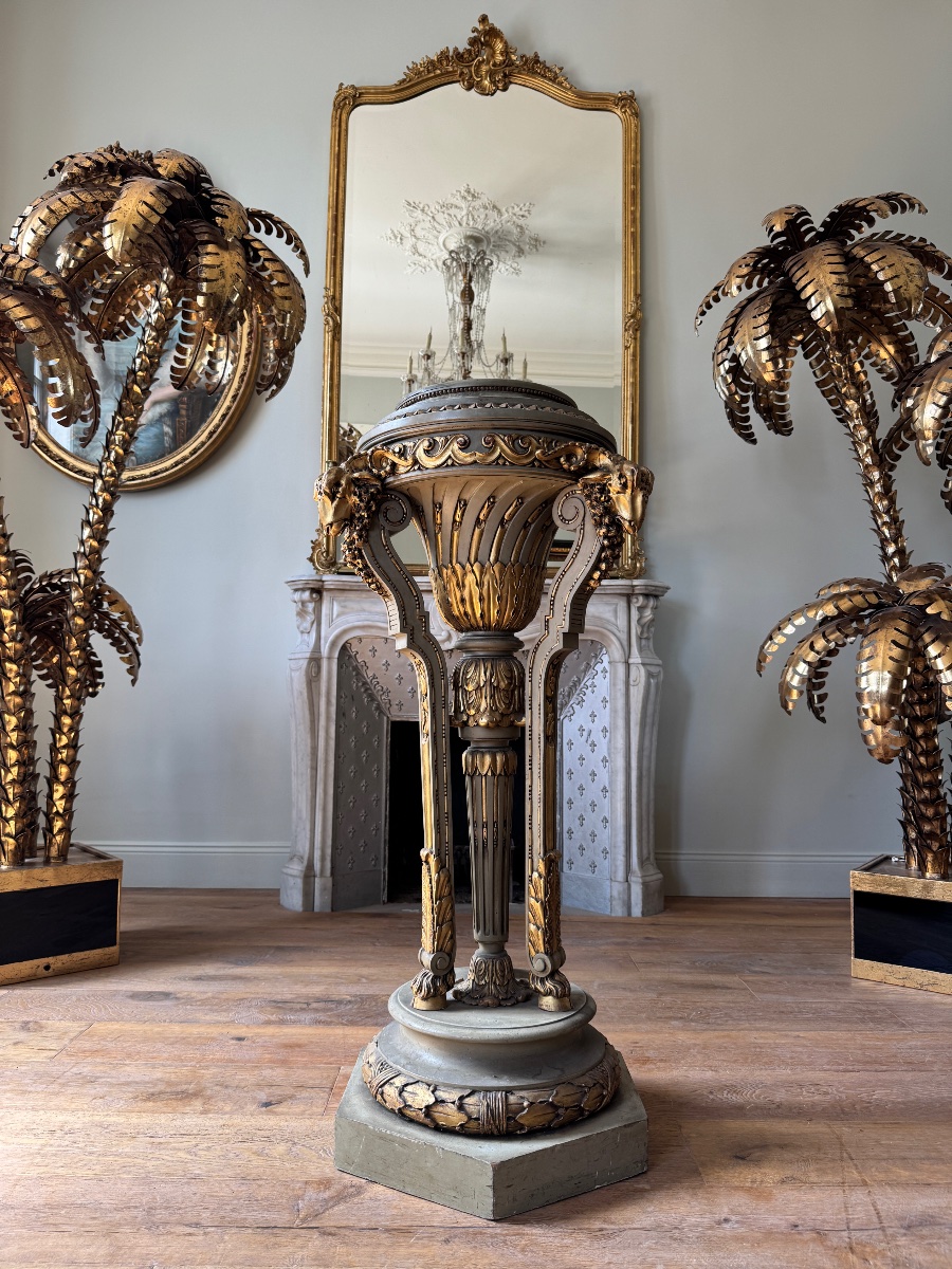 Colonne “aux boucs” de style Louis XVI d’époque Napoléon III
