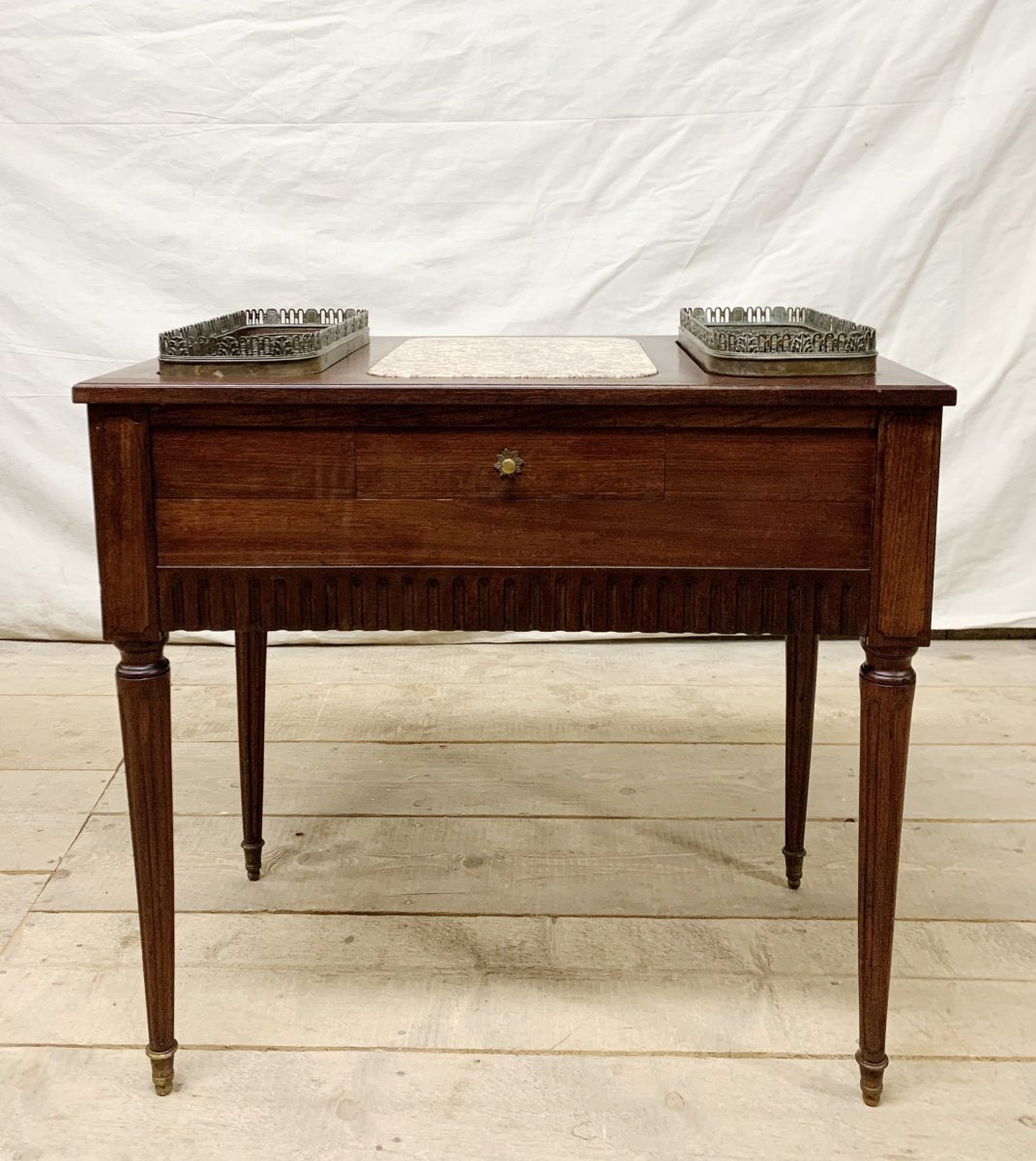 Louis XVI Period Planter Stamped By Georges Jacob Mahogany-photo-3