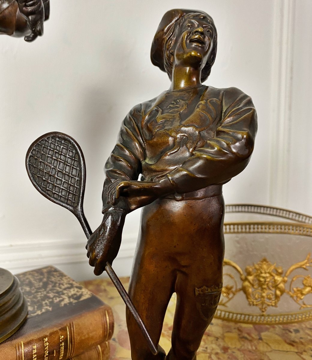 Pendant De Bronzes Aux Sujets Amusants  Par Alfred Barye (1839-1882 ) -photo-4